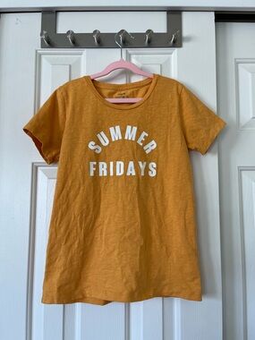 J. Crew collector t-shirt, size XS, ‘summer Fridays’